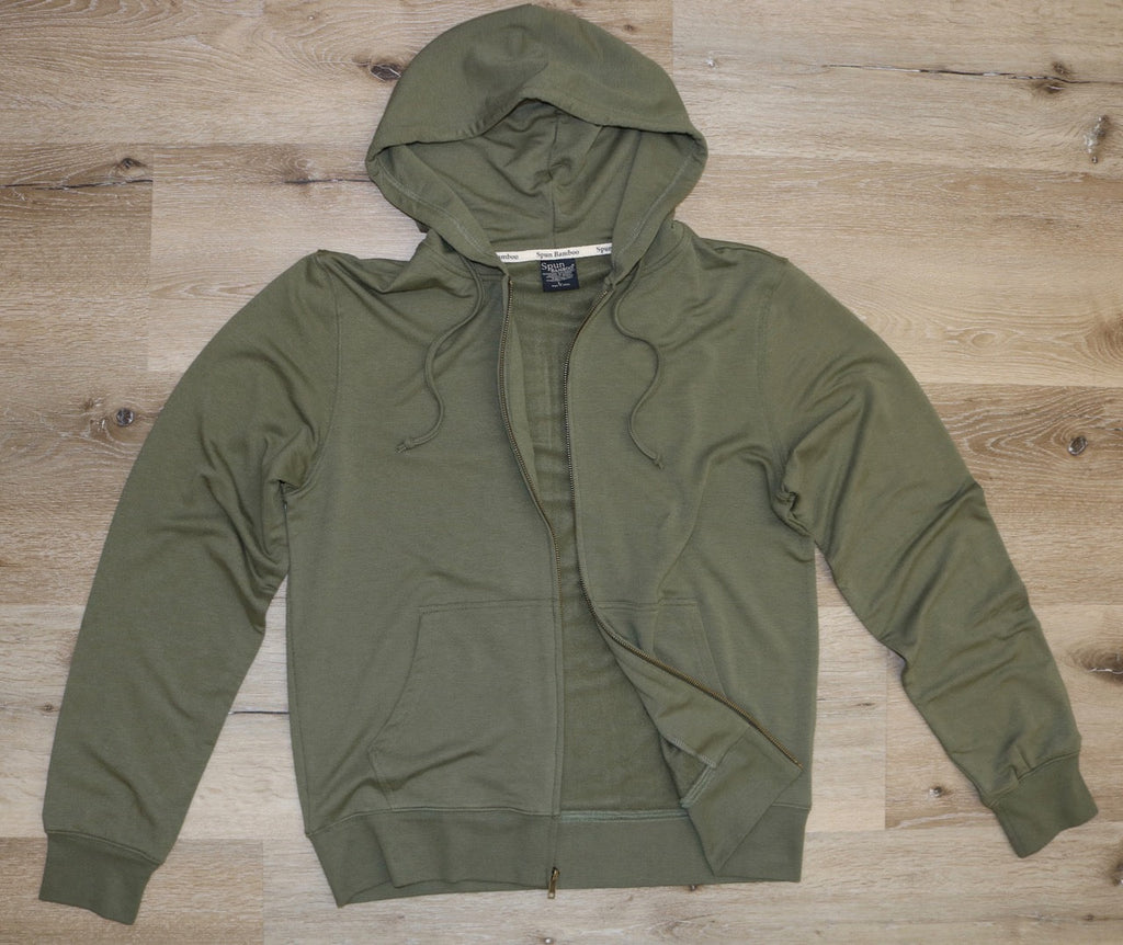 Men's Eco-Smart Full-Zip Bamboo Viscose Hoodie